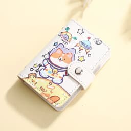 ID Cards Holders Anti Thief Cartoon Cat Bank Credit Bus Cards Cover Business Shield Card Holder Coin Pouch Wallets Bag Organizer
