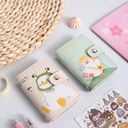ID Cards Holders Anti Thief Cartoon Cat Bank Credit Bus Cards Cover Business Shield Card Holder Coin Pouch Wallets Bag Organizer