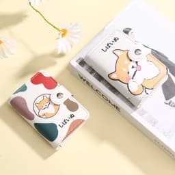 ID Cards Holders Anti Thief Cartoon Cat Bank Credit Bus Cards Cover Business Shield Card Holder Coin Pouch Wallets Bag Organizer