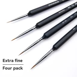 4/5/11pcs Miniature Hook Line Pen Art Painting Brushes Weasel Hair Paint Brush Gouache Watercolor Oil Paint Artists Hand Painted