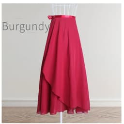 Chiffon Ballet Tutu Dance Skirt Dance Skate Wrap Scarf Ballerina Lyrical Long Ballet Skirt Gymnastics Ballet Dance Dress Women