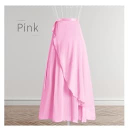 Chiffon Ballet Tutu Dance Skirt Dance Skate Wrap Scarf Ballerina Lyrical Long Ballet Skirt Gymnastics Ballet Dance Dress Women