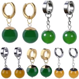 Anime Kakarotto Son Goku Vegeta Cosplay Zamasu Potara Earrings Ear Clips Stud Women Men Unisex Jewelry Accessories Pendant Props