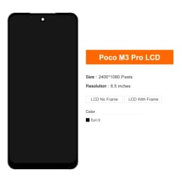 For Xiaomi Poco M3 Pro 5G LCD Display Touch Screen Assembly Replacement For Xiaomi Poco M3 Pro M2103K19PG M2103K19PI LCD Display