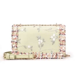 New Fashion Women Floral Printed Mini Chain Bag Shoulder Bag Tote Purse Handbag