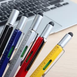 1PCS High Quality handheld tool technology screwdriver ruler Metal Ballpoint Pen multifunction touch the level of foot