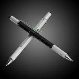 1PCS High Quality handheld tool technology screwdriver ruler Metal Ballpoint Pen multifunction touch the level of foot