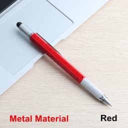 1PCS High Quality handheld tool technology screwdriver ruler Metal Ballpoint Pen multifunction touch the level of foot