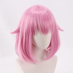 Ootori Emu Cosplay Wig Anime Project SEKAI COLORFUL STAGE! Emu Wig 34cm Short Pink Heat Resistant Synthetic Hair Wigs