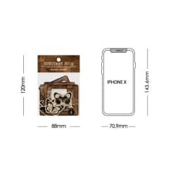 20 Pcs Per Lot Dual Material Specimen Atlas Series Material Pack Art Flower Butterfly Collage Material Paper Note 4 Options