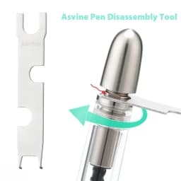 For Asvine P20 P36 P30 P50 V169 Piston and Vacuum Fountain Pens Metal Sliver Removing Tools Wrench School Office Stationery