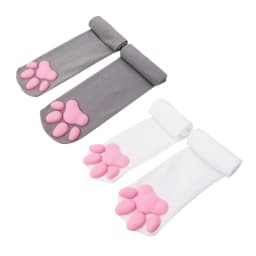 New Cat Paw Socks For Women Girls Kawaii 3D Cat Claw Toe Stocking Cute Gift Lolita Paw Pads Cosplay Cat Paw Pad Thigh High Socks