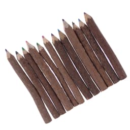 8 Pcs Colored Pencils Tree Branch Pencils Natural Wooden Pencils Bark Pencil School Supplies Craft Materials Twig Colored