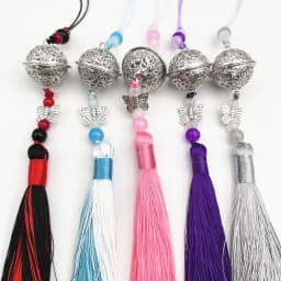 Anime Grandmaster of Demonic Cultivation Cosplay Mo Dao Zu Shi Wei WuXian Lan WangJi Lover Tassel Bells Keychain Waist Hanged