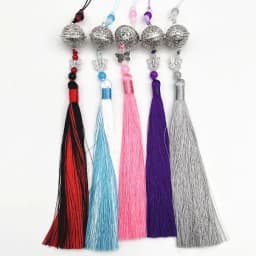 Anime Grandmaster of Demonic Cultivation Cosplay Mo Dao Zu Shi Wei WuXian Lan WangJi Lover Tassel Bells Keychain Waist Hanged