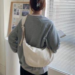 New Fashion Summer Large Capacity Casual Nylon Women Shoulder Bag Korean Style Hobos Bag Youth Crossbody Shoulder Bag