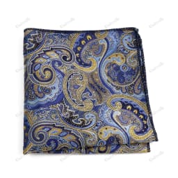 New Jacquard Paisley Pocket Square Classic Red Grey Blue 22cm Hankerchief Fit Business Wedding Party Stage Suit Hanky Gifts