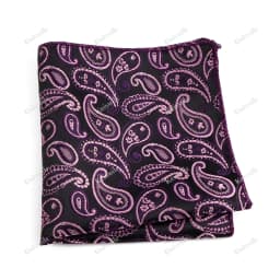 New Jacquard Paisley Pocket Square Classic Red Grey Blue 22cm Hankerchief Fit Business Wedding Party Stage Suit Hanky Gifts