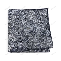 New Jacquard Paisley Pocket Square Classic Red Grey Blue 22cm Hankerchief Fit Business Wedding Party Stage Suit Hanky Gifts