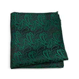 New Jacquard Paisley Pocket Square Classic Red Grey Blue 22cm Hankerchief Fit Business Wedding Party Stage Suit Hanky Gifts