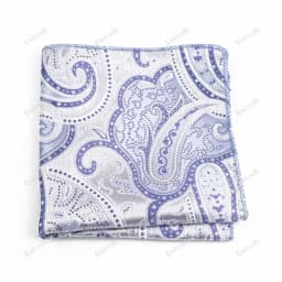 New Jacquard Paisley Pocket Square Classic Red Grey Blue 22cm Hankerchief Fit Business Wedding Party Stage Suit Hanky Gifts