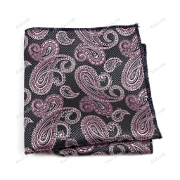 New Jacquard Paisley Pocket Square Classic Red Grey Blue 22cm Hankerchief Fit Business Wedding Party Stage Suit Hanky Gifts