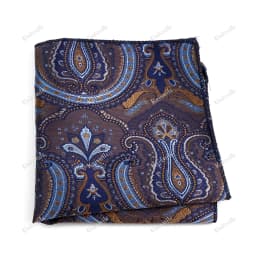 New Jacquard Paisley Pocket Square Classic Red Grey Blue 22cm Hankerchief Fit Business Wedding Party Stage Suit Hanky Gifts