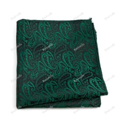 New Jacquard Paisley Pocket Square Classic Red Grey Blue 22cm Hankerchief Fit Business Wedding Party Stage Suit Hanky Gifts