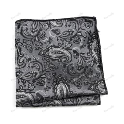 New Jacquard Paisley Pocket Square Classic Red Grey Blue 22cm Hankerchief Fit Business Wedding Party Stage Suit Hanky Gifts