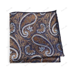 New Jacquard Paisley Pocket Square Classic Red Grey Blue 22cm Hankerchief Fit Business Wedding Party Stage Suit Hanky Gifts