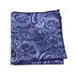 New Jacquard Paisley Pocket Square Classic Red Grey Blue 22cm Hankerchief Fit Business Wedding Party Stage Suit Hanky Gifts