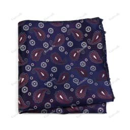 New Jacquard Paisley Pocket Square Classic Red Grey Blue 22cm Hankerchief Fit Business Wedding Party Stage Suit Hanky Gifts