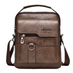Men Crossbody Bag Men Shoulder Bags Zippers Handbags Large Capacity Artificial Leather Bag For Male Messenger Tote Bags Bolsa