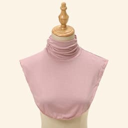Black Modal High Nack Fake Collar Soft False Collar For Women Solid Color Elastic Jersey Detachable Collar