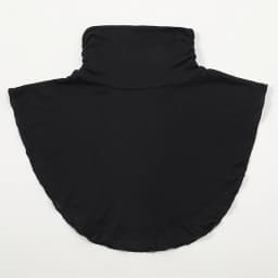 Black Modal High Nack Fake Collar Soft False Collar For Women Solid Color Elastic Jersey Detachable Collar