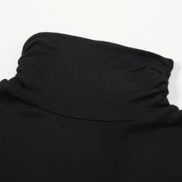 Black Modal High Nack Fake Collar Soft False Collar For Women Solid Color Elastic Jersey Detachable Collar