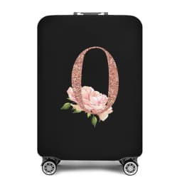 Portable Thick Elastic Luggage Protective Cover Simplicity Dust Cover Anti-Scratch Protective Rose Gold Print Travel Accessories