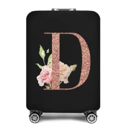 Portable Thick Elastic Luggage Protective Cover Simplicity Dust Cover Anti-Scratch Protective Rose Gold Print Travel Accessories