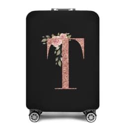 Portable Thick Elastic Luggage Protective Cover Simplicity Dust Cover Anti-Scratch Protective Rose Gold Print Travel Accessories