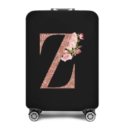 Portable Thick Elastic Luggage Protective Cover Simplicity Dust Cover Anti-Scratch Protective Rose Gold Print Travel Accessories