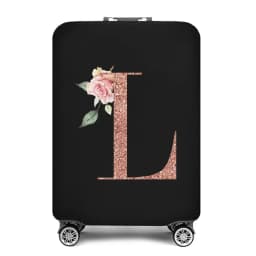 Portable Thick Elastic Luggage Protective Cover Simplicity Dust Cover Anti-Scratch Protective Rose Gold Print Travel Accessories