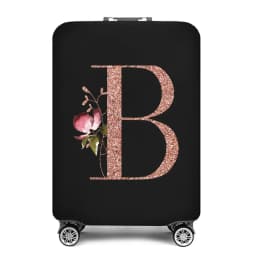 Portable Thick Elastic Luggage Protective Cover Simplicity Dust Cover Anti-Scratch Protective Rose Gold Print Travel Accessories