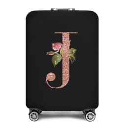 Portable Thick Elastic Luggage Protective Cover Simplicity Dust Cover Anti-Scratch Protective Rose Gold Print Travel Accessories