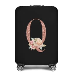 Portable Thick Elastic Luggage Protective Cover Simplicity Dust Cover Anti-Scratch Protective Rose Gold Print Travel Accessories