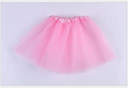 Girl tutu skirt Elastic Ballet Dancewear Tutus Mini Skirt For Birthday Party Dance 3 Layer Tulle for Kids Princess 2-8Y