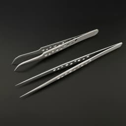 Industrial Tweezers Electronics Anti-static Curved Straight Tip Precision Stainless DIY Hand Tools Sets Forceps Phone Repair