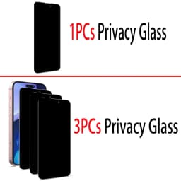 1~3PCS Anti Spy Tempered Glass For iPhone 18 17 17e 16e 16 15 Pro Max Privacy Screen Protector iPhone 15 14 Plus 13 12 11 Pro Max Antiespia Pelicula de Cristal Templado iPhone 17 Pro Max anti-peeping Protective Film