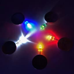 100PCS/lot 3mm 5mm F3 F5 Round LED Ultra Bright White Green Yellow Blue White Red Light Emitting Diode For Diy Kit