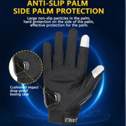 Summer Breathable Full Finger Motorcycle Gloves Non-slip Wear-resistant Motocross Racing Gloves Touch Screen Moto Biker Gloves