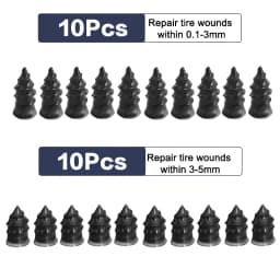 10/30Pcs Car Tyre Repair Rubber Nail Set Universal Car Motorcycle Tyre Repair Nails Truck Scooter Bike Tire Puncture Repair Tool